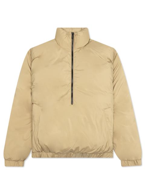ESSENTIALS FEAR OF GOD ESSENTIALS QUILTED PULLOVER - OAK