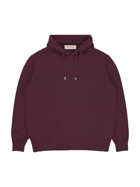 1017 ALYX 9SM TREATED LOGO KNIT HOODED SWEATER