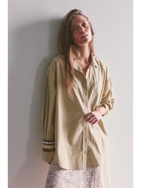 FREE PEOPLE We The Free Lexi Poplin Button Down Shirt