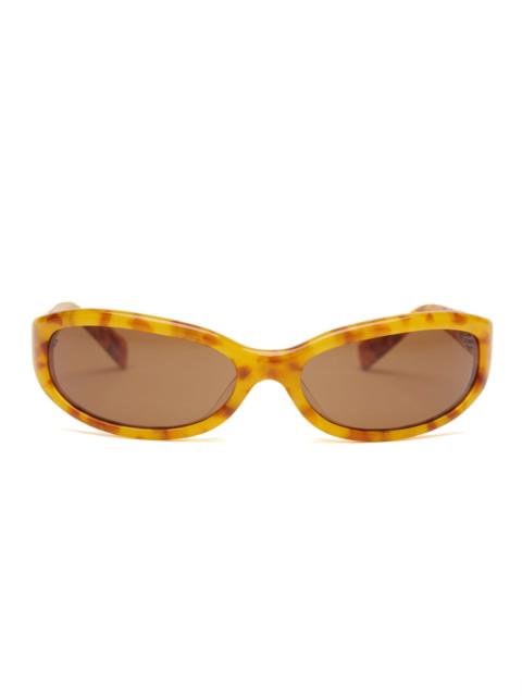 BRAIN DEAD Bingo Post Modern Primitive Eye Protection - Amber Tortoise