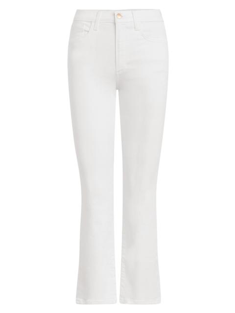 Joe's Jeans Women's The Callie Cropped Boot-Cut Jeans - White