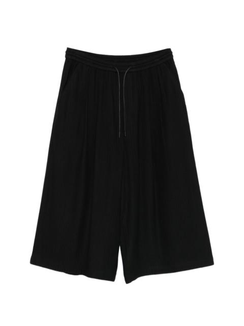 JUUN.J drawstring ribbed shorts