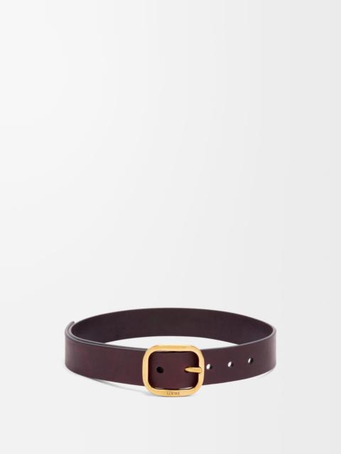 Loewe Rounded soft belt in classic calfskin