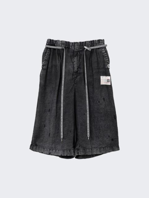 Maison MIHARAYASUHIRO Aged Wide Shorts Black