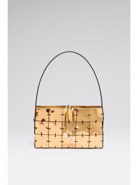 Amina Muaddi MINA BAG GOLD MIRROR AND GOLD HARDWARE