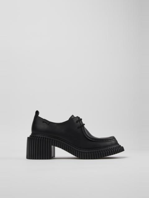 CAMPER Pix London Black Leather Shoes for Women.