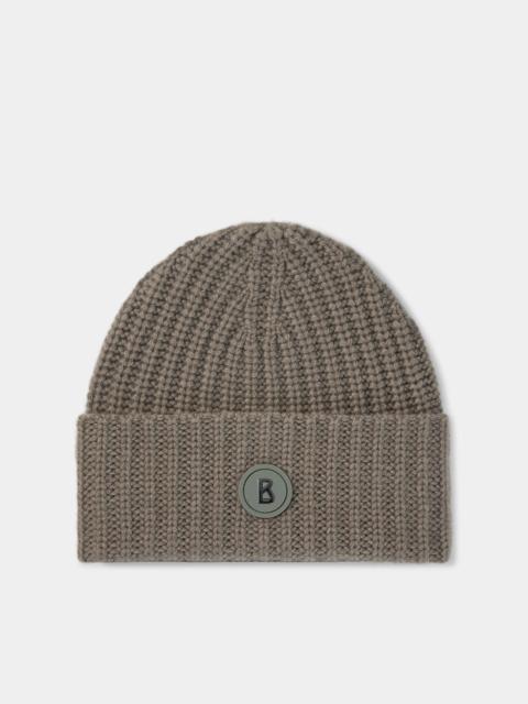 BOGNER Kilian knitted cashmere hat in Olive