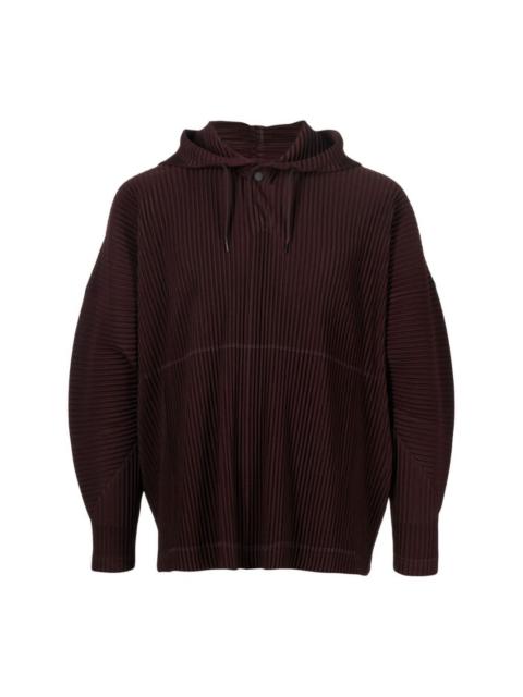 MC November pleated hoodie