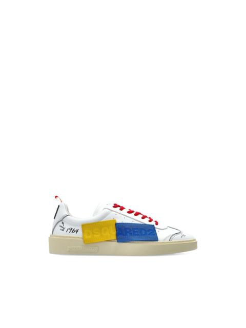 DSQUARED2 colour-block lace-up sneakers