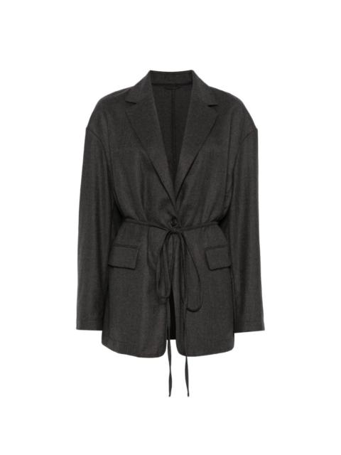 Brunello Cucinelli long-sleeve belted blazer