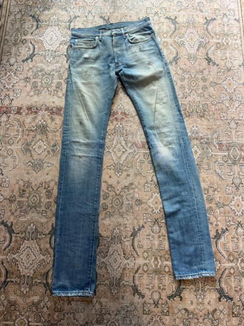 Dior Dior Homme Mud Dye Distressed Denim Jeans