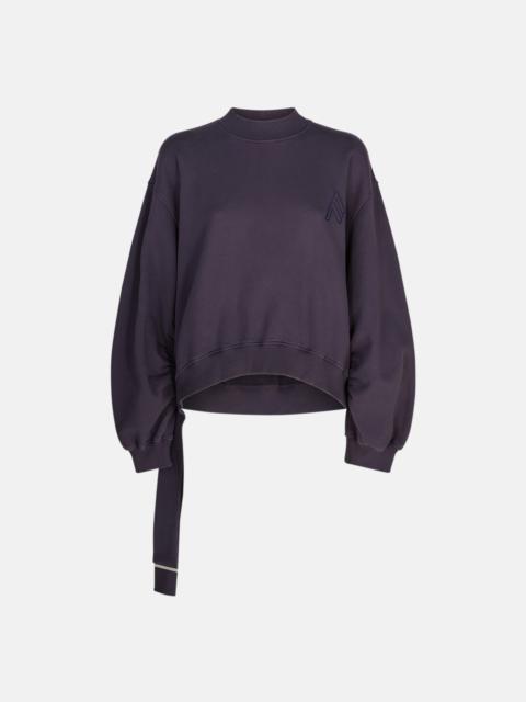 THE ATTICO BLUE AND VIOLET FADE SWEATSHIRT