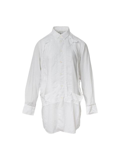 Comme Des Garçons Polyester Broad Cutting Out Blouse