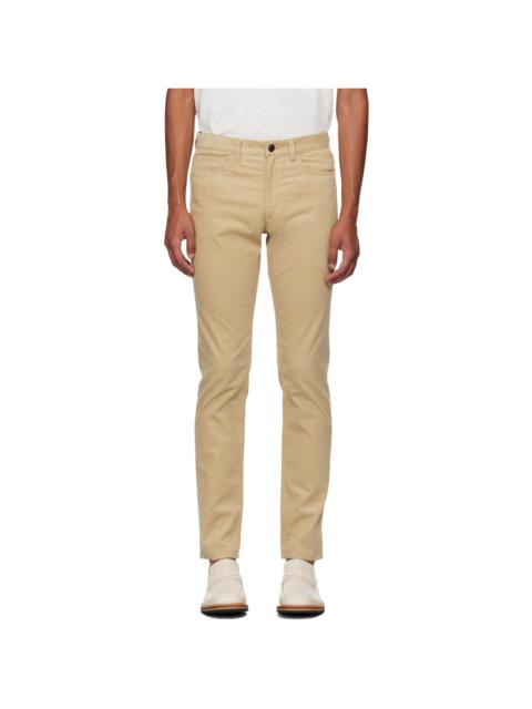 Theory Beige Raffi 5-Pocket Trousers