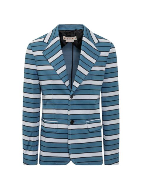 Marni striped blazer
