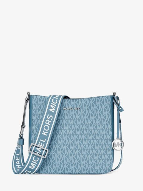 MICHAEL KORS Jet Set Signature Logo Messenger Bag