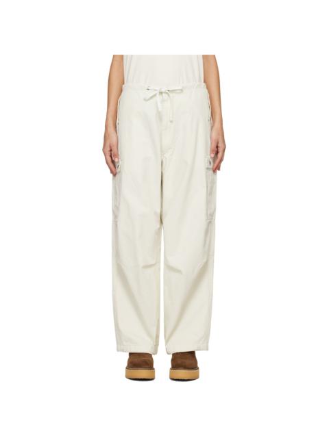 Rhude Off-White Parachute Trousers