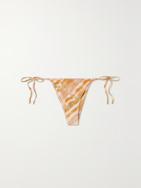 Cult Gaia Estella Tie-dyed Recycled Bikini Briefs