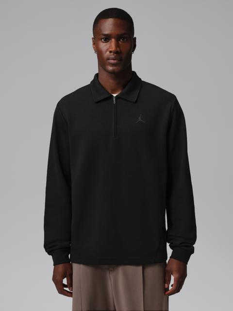 Jordan Jordan Men's 1/2-Zip Collared Long-Sleeve Golf Top
