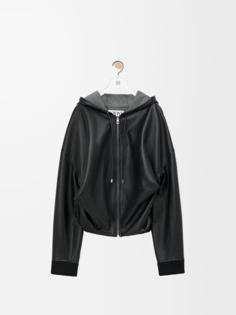 Loewe Draped hoodie in nappa