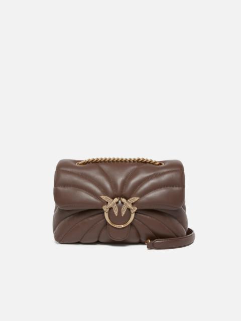 PINKO LOVE BAG PUFF LARGE BUTTERFLY QUILT CROSSBODY BAG