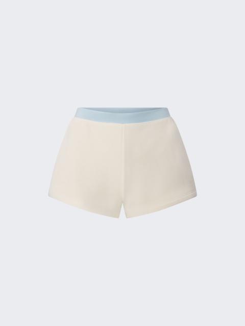 FRAME X Alexandra Leclerc The Monte Carlo Sweatshort Cream