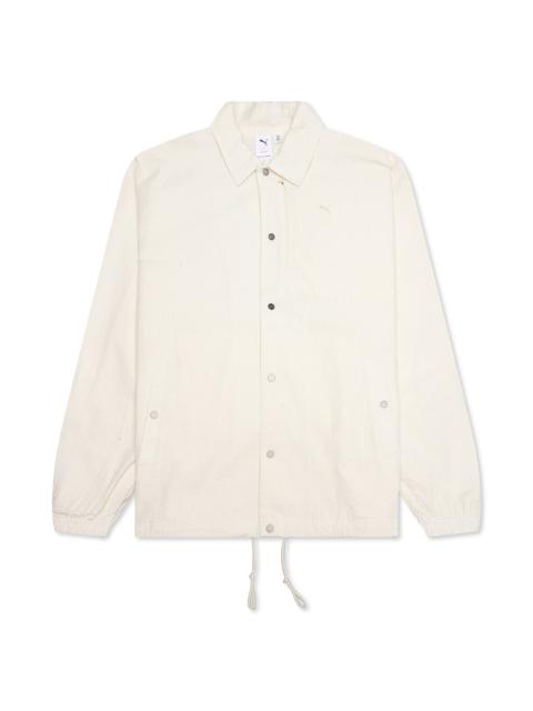 PUMA PUMA MMQ SEERSUCKER JACKET - WHITE