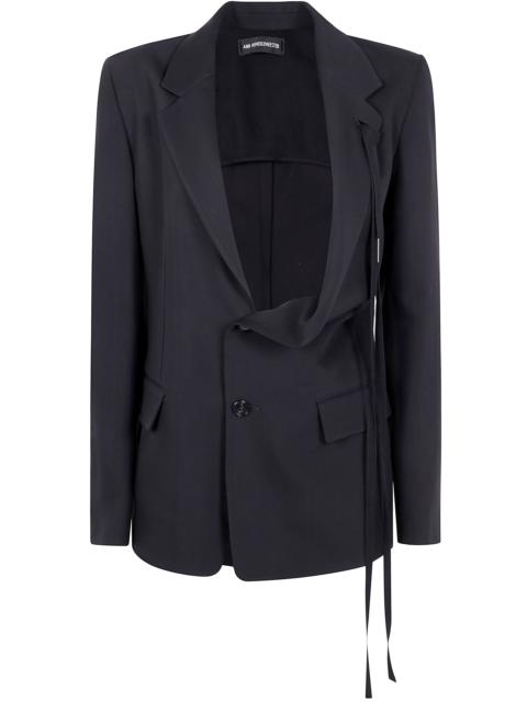 Ann Demeulemeester DISA LIGHT ASYMMETRIC DECONSTRUCTED JACKET