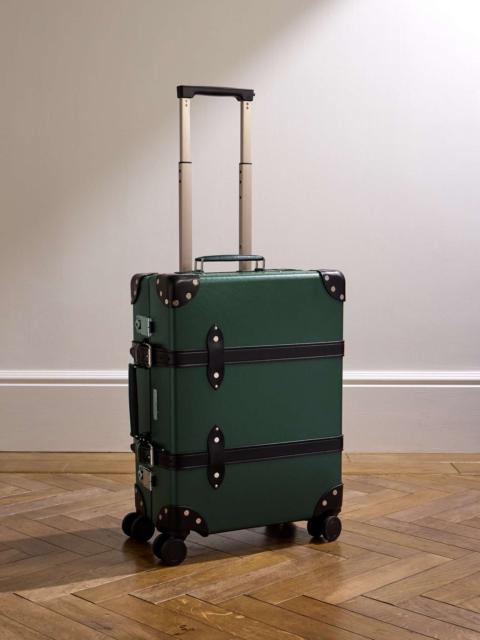 No Time to Die Leather-Trimmed Vulcanised Fibreboard Carry-On Suitcase