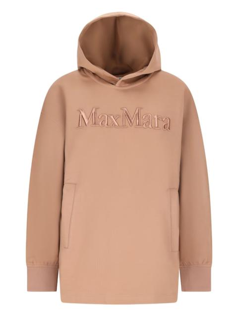 'S Max Mara embroidered logo hoodie