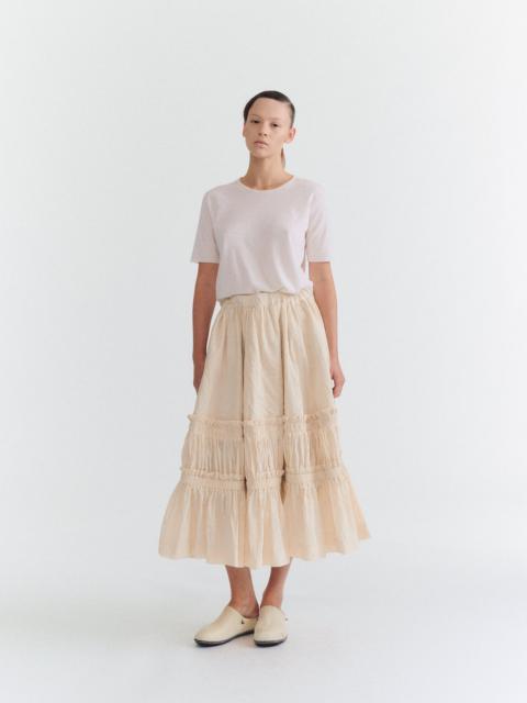 CASEY/CASEY GATO SKIRT - L PAPER UNFINISHED - NATURAL