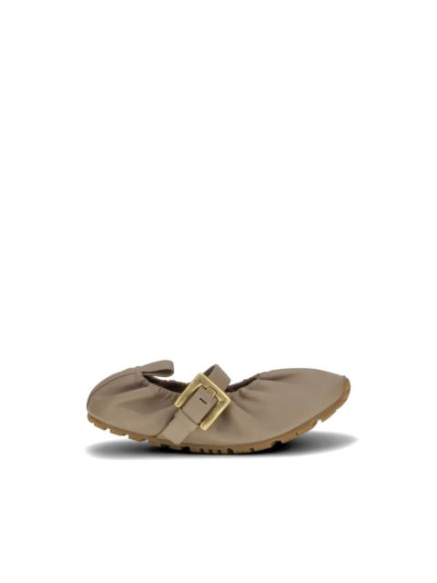 Balmain buckle-strap ballet flats