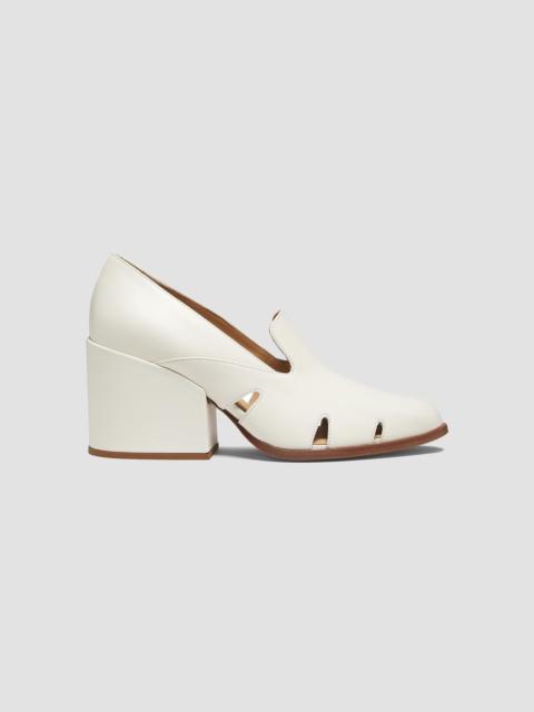 GABRIELA HEARST Women's Eliza 80MM Leather Loafers - Cream