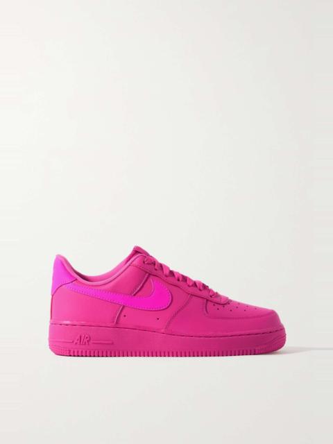 Nike Air Force 1 '07 metallic leather sneakers