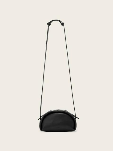 ALLSAINTS ROSALIE ARC LEATHER CROSSBODY BAG