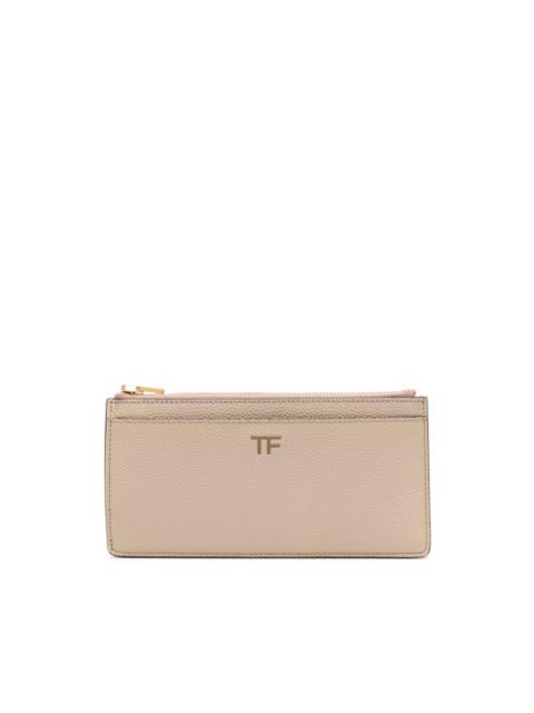 TOM FORD logo-plaque leather wallet