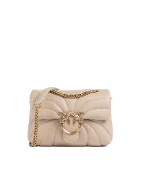 PINKO Love Puff quilted bird detail mini satchel