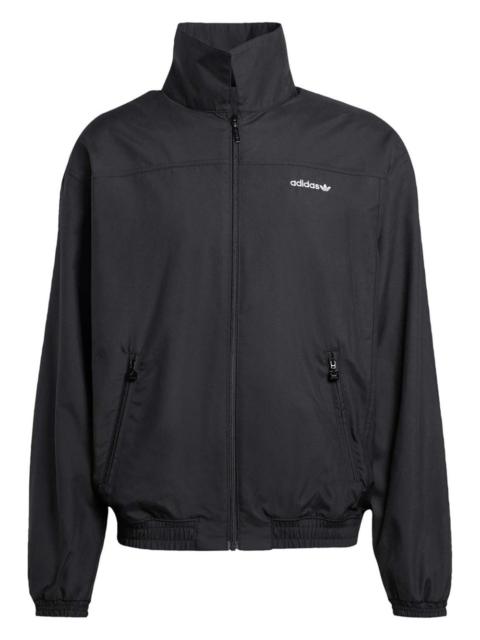 adidas logo-embroidered jacket