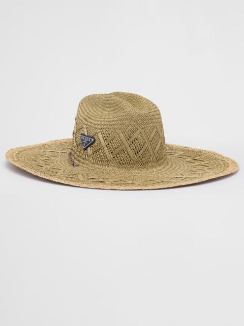 Prada Woven straw hat