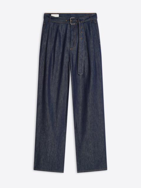 Dries Van Noten BELTED DENIM PANTS