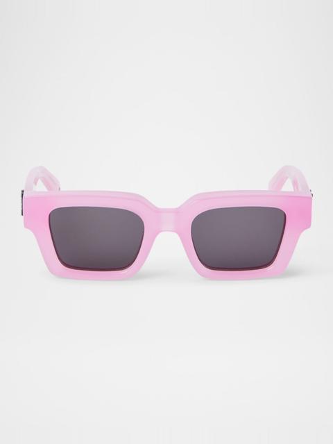 Off-White Men's Virgil Acetate Square Sunglasses
