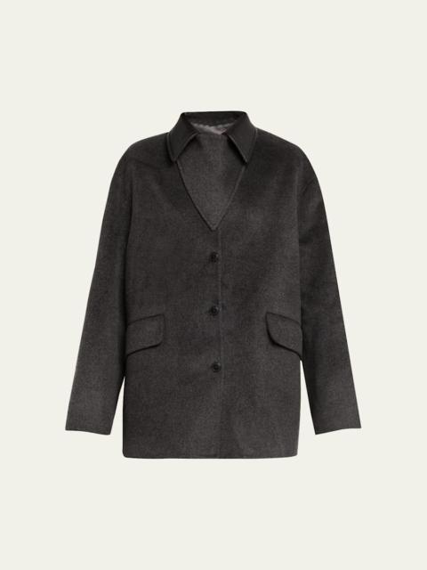 Nanushka Jada Double Wool Jacket