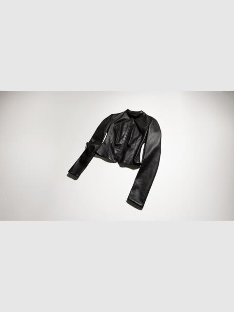 GUCCI Lightweight stretch leather jacket