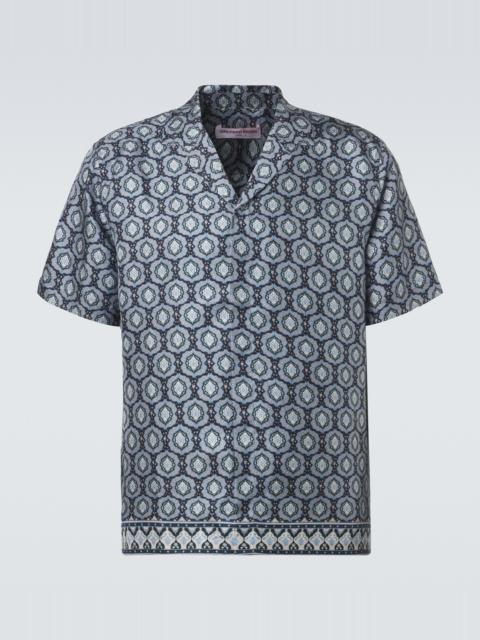 ORLEBAR BROWN Maitan printed silk shirt