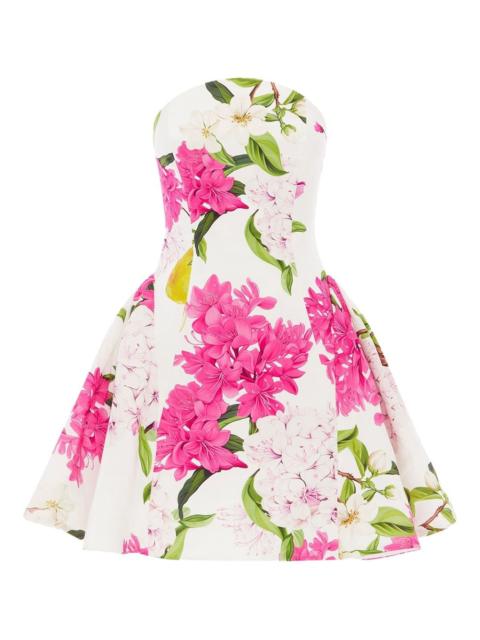LEO LIN Reese floral-print mini dress