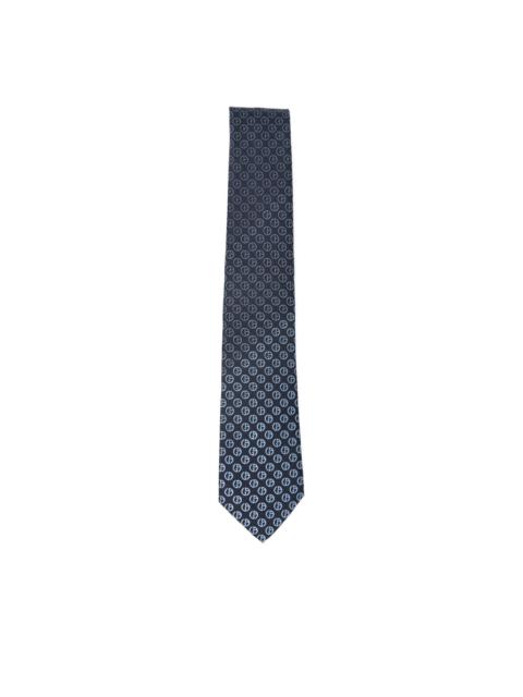 GIORGIO ARMANI monogram-jacquard tie