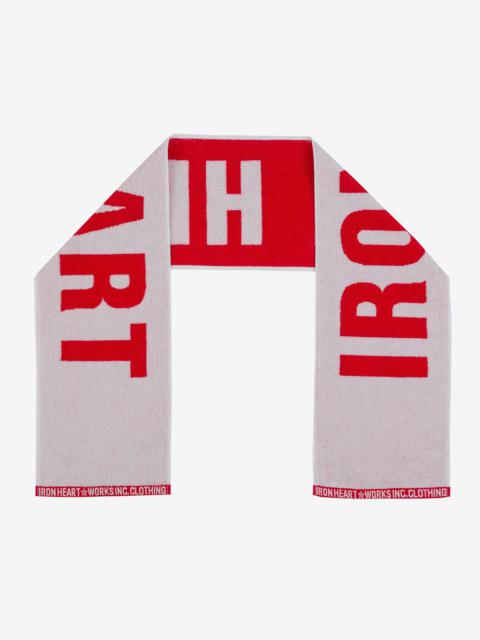 IHG-065-REDWHT Iron Heart Small Imabari Towel - Red/White