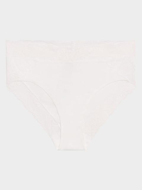 HANRO Cotton Delight Lace-Trim High-Cut Briefs