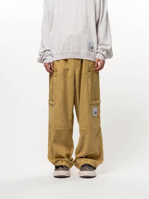 Maison MIHARAYASUHIRO Cotton Satin Cargo Pants