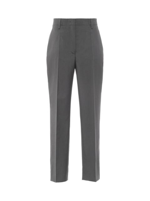 Prada Printed light wool trousers